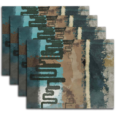 Napperon abstrait en polyester