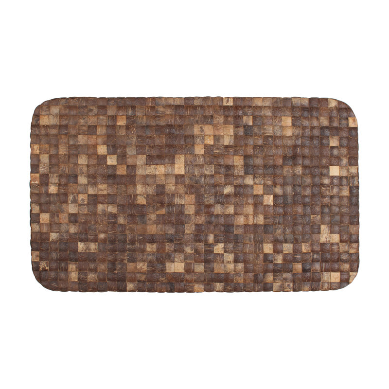 Klenk Rectangular Coconut Shell Coffee Table