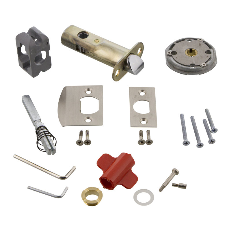 Viaggio Circolo Rosette with Milano Lever, Satin Nickel, Right, 2.375"