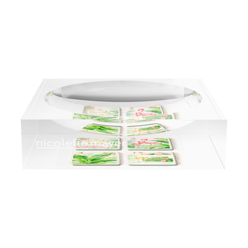 Mahjong Beverly Hills Mahj Candy Catchall Dish, 6"W x 6"D x 2"H