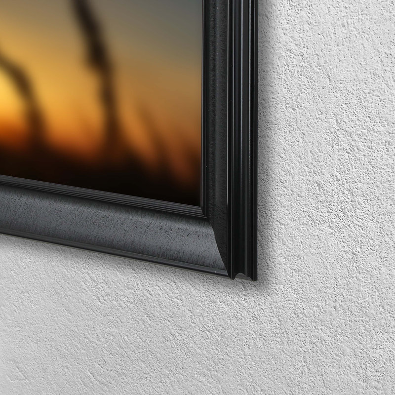 Cadre moderne pour cadre télé Samsung, Noir moderne, 65"