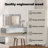 Wall Mounted Dressing Table With LED Lights-1086136298