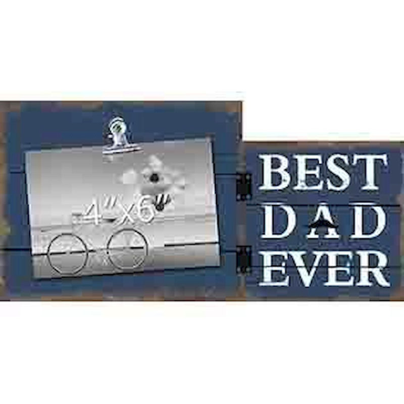 Cadre photo rétro best dad Aubrianna