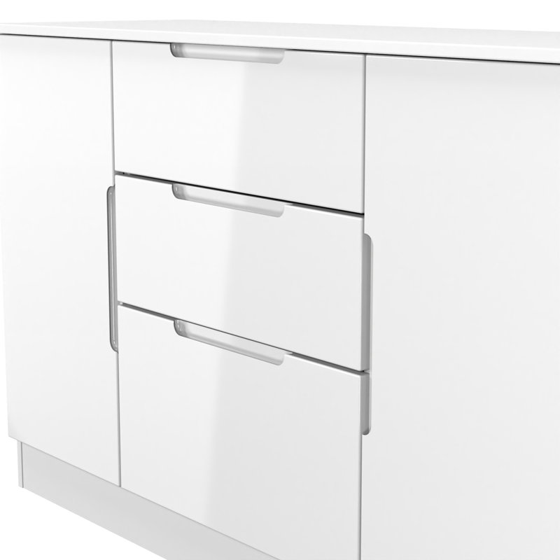 Chantez 126cm Sideboard, White