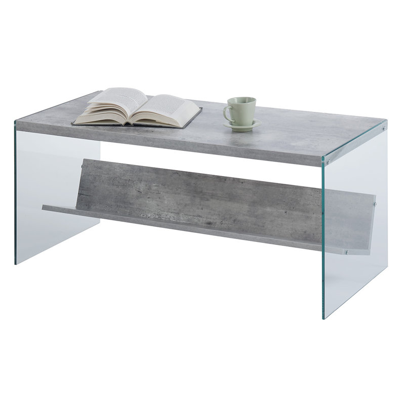 Allegonda Single Coffee Table, Faux Birch