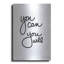 «You Can You Will» par Susan Ball, art mural en métal-333054253