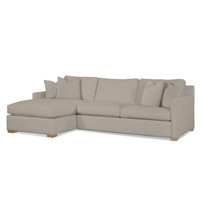 Bel-Air 123" Wide Down Cushion Stationary Sofa and Chaise by Braxton Culler