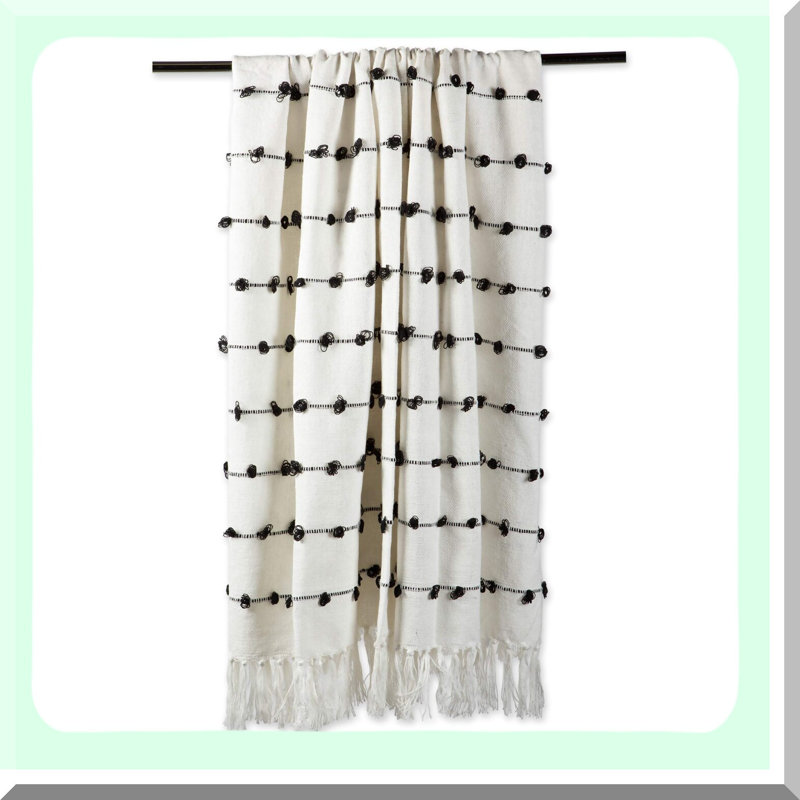 CozyWoven Luxe Throw Blanket, 50x60, Off-White