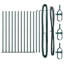 Fence Posts Manual 13 Pcs Galvanised Steel-989592488-989592470