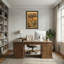 «Scenic & Cityscapes Boston Cityscape», impression rétro-584695686