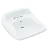 Worthington Ceramic 21" Wall Mount Bathroom Sink