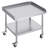 Stainless Steel Work Table, 30 x 36 x 30 Inch Commercial Food Prep Worktable with 4 Wheels