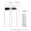 3x 300mm Black Low Profile Flex hinges, Fexible Living Hinges, Plexiglass, Continuous Acrylic Piano Hinges