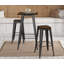 Solid Wood Top Dining Table-171185387