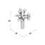 Arrangement floral de lys Calla dans un vase-980272917