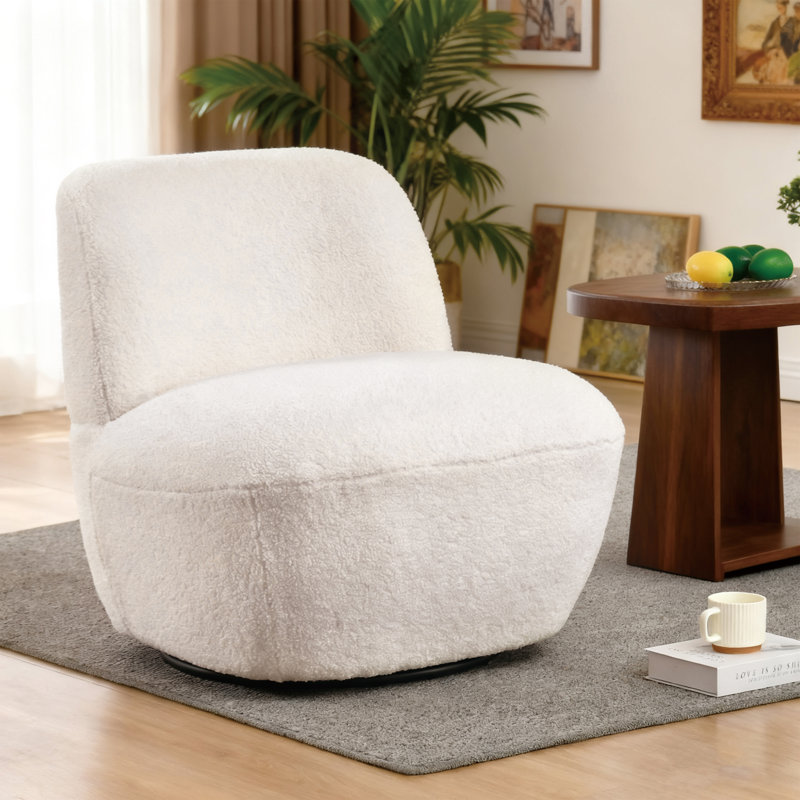Fauteuil d'appoint Cozy, Blanc