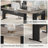 83" Modern L-Shaped Executive Desk With Reversible Design, Home Office Corner Workstation-1470623991