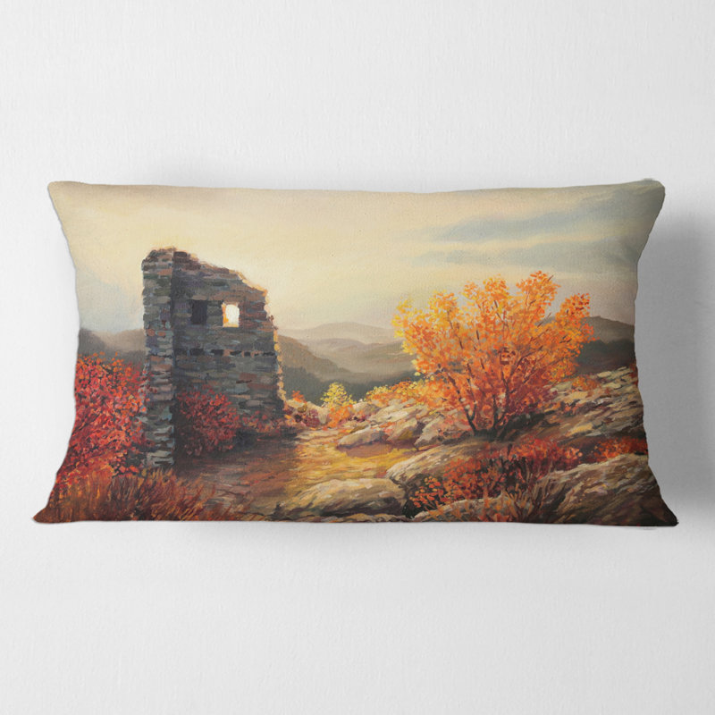 Housse et insert de coussin rectangulaire Old Fortress