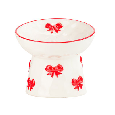 10 Strawberry Street Petite Pedestal Bowl, Red