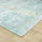 Aldora Aqua Cascade Power-Loomed Cotton Area Rug-1714139487