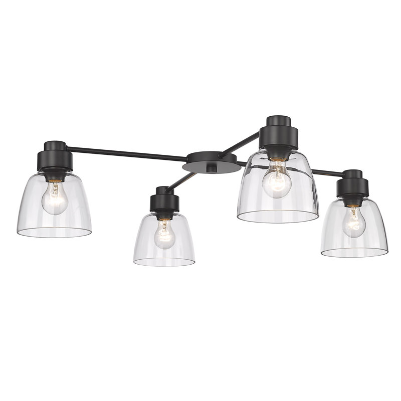 Plafonnier encastré 4 lumières 35,875 po Remy