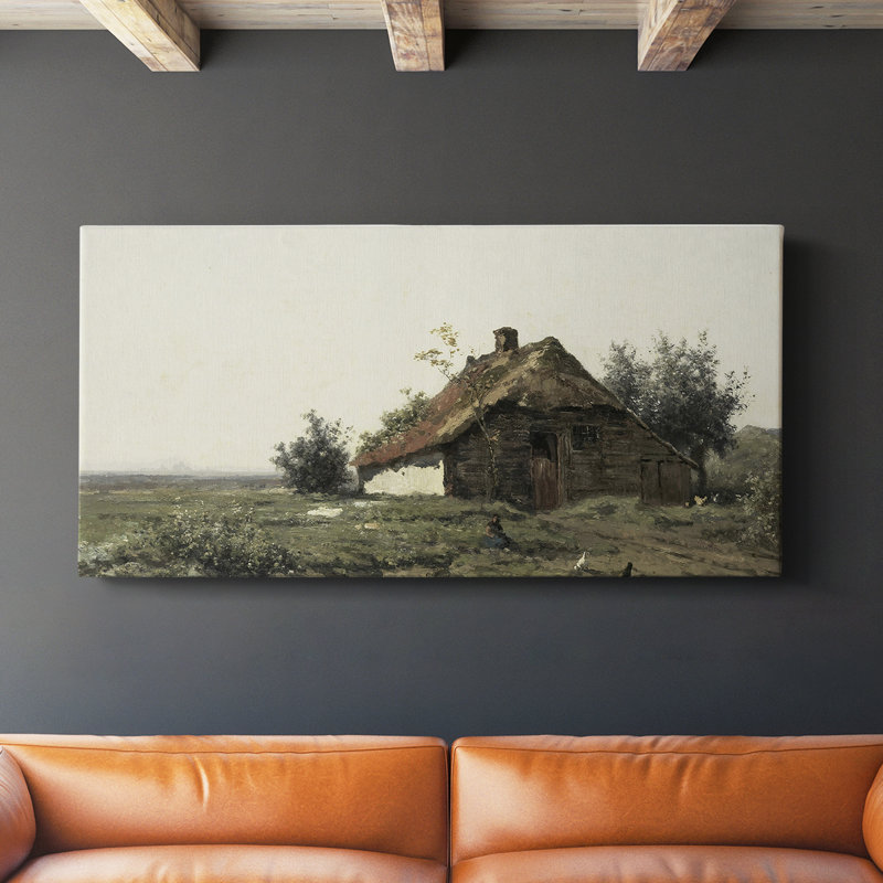 Série paysage - CMLXIX - Toile tendue avec châssis - Prêt à accrocher, H 24 po x l 48 po