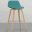Ensemble de 2 tabourets Mid-Century Modern