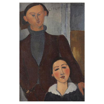 «Jacques and Berthe Lipchitz» par Amedeo Modigliani - Estampe numérique