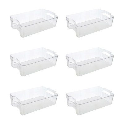 Ezystorage Large Turn & Stack Cleak Fridge, Kitchen & Pantry Storage Organizing Bin