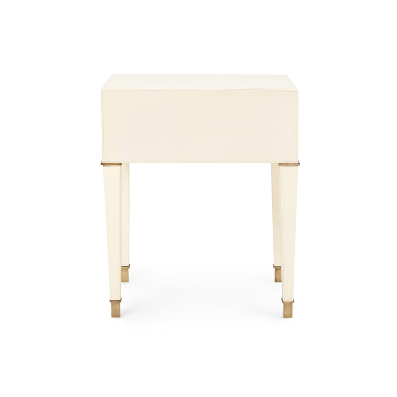 Hunter End Table, Ivory