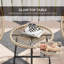 Round 3 - Piece 2 - Person 45Cm L Outdoor Bistro Set-363101253