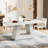 63" Dining Table For 4 With Sturdy Base-596605034