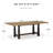 Francka Pine Solid Wood Base Dining Table