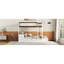 Lit superposé avec rangement pour lit gigogne et noyer-1249257157-1249257156