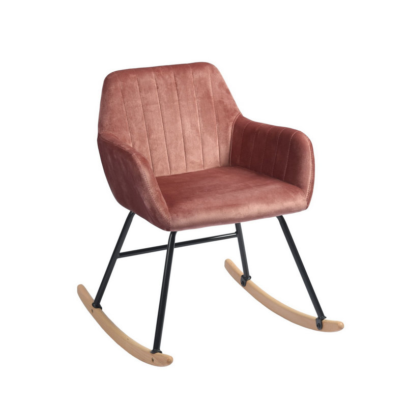 Abeyta Rocking Chair, Rose