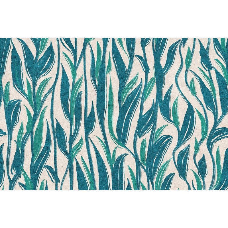 Bordure florale pelez et collez, L 96 po x l 144 po