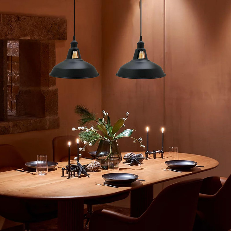Johanna 1 - Light Black Dome Pendant