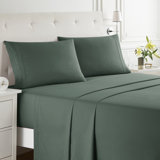  Double Brushed Hotel Luxury Sheet Set with Extra Soft Sheets & Pillowcases