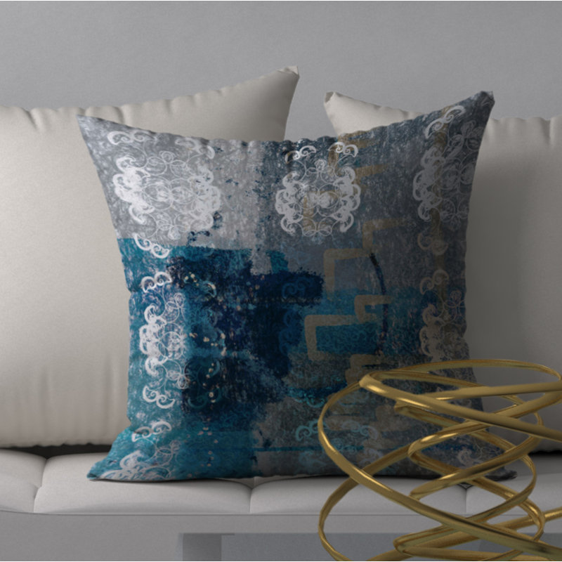 Housse et insert de coussin carré inégalé, 18 po x 18 po