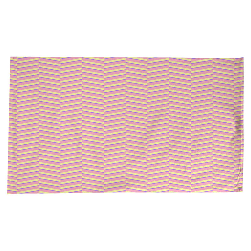 Rayures fracturées Nappe, Rose/mauve/jaune