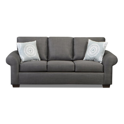 Thea 87" Sofa, Charcoal