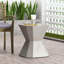 Table d'appoint d'extérieur en béton léger