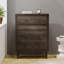 Charmante commode à 4 tiroirs nordique avec construction durable et design élégant-91409730