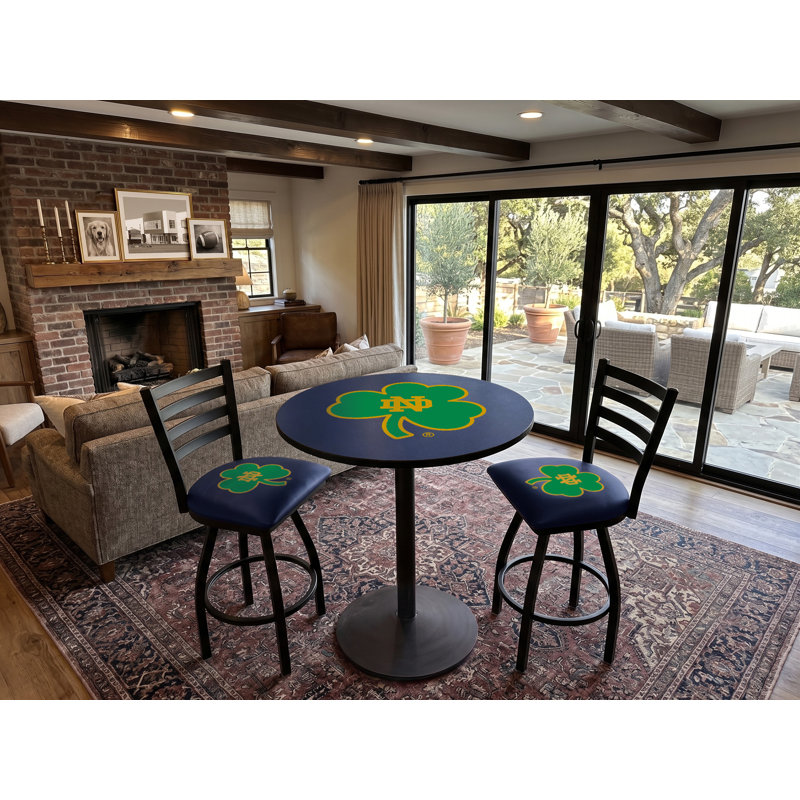 Tabouret tournant 30" NCAA, Fighting Irish de Notre Dame - Trèfle