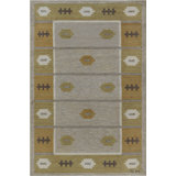 Vintage One-of-a-Kind Rectangle 4'2" X 6'6" Hand Knotted Area Rug