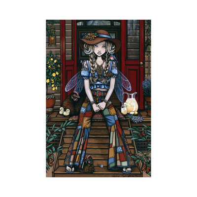 Adaline 1 Piece Wrapped Canvas Wall Art
