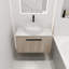 Meuble-lavabo mural 30 po avec lavabo en céramique