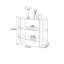 Étagère console en acrylique à 3 niveaux-867347807