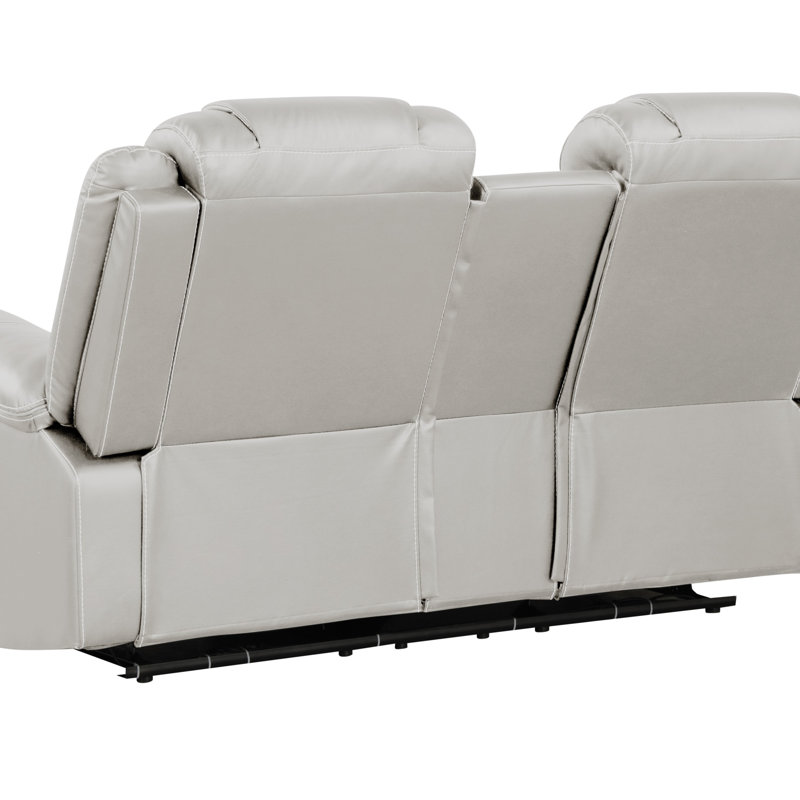 Ensemble de fauteuils inclinables électriques 3 pièces avec Bluetooth, porte-gobelets et rangement pour un confort et un divertissement ultimes