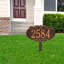 Charrington 1-Line Lawn Address Sign-861554582-861554577